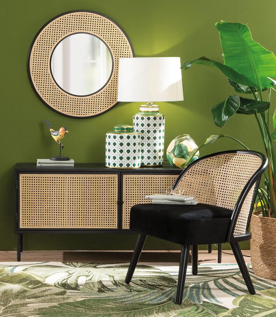 Schienale paglia ambientata